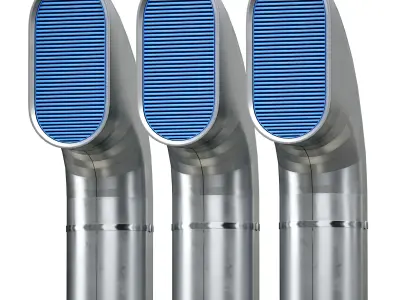Ventilation pipe 3D model