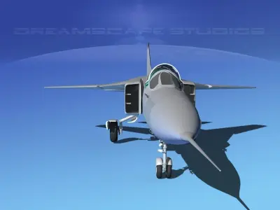 Mig 23 Flogger B V04 Russia 3D model