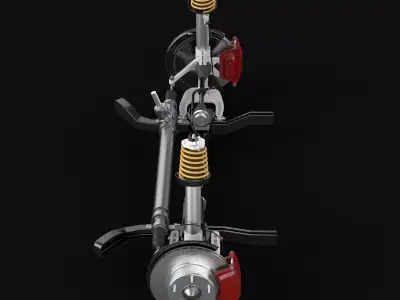 Modern Front Chassis 3D model