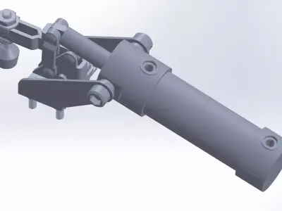 GPP-1201-U hydraulic cylinder Free 3D model