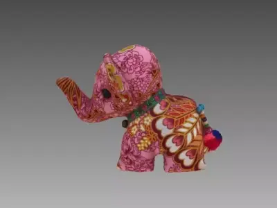 Elephant doll  3D model