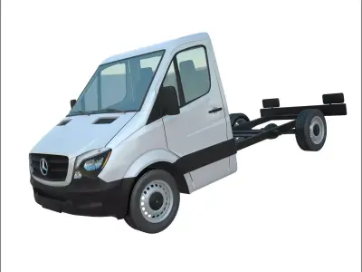 Mercedes Benz Sprinter chassis base model 2014-2017 3D model