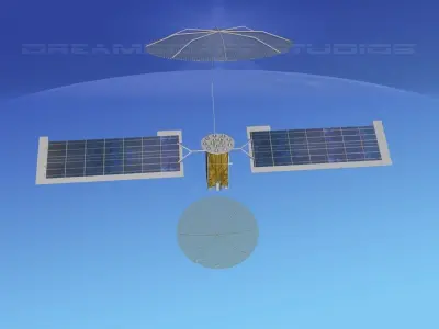 COMSAT MUOS Satellite 3D model purchase