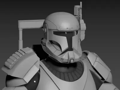 Republic Commando Delta Squad One12 Scale 4 in 1 upgrade kit 3D print model