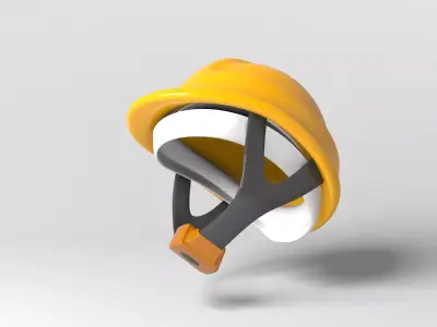 safety hat 3D model