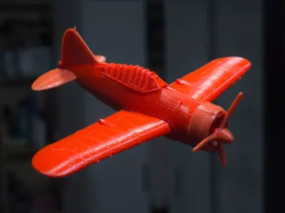 F2A Buffalo USA Airplane 3D print model