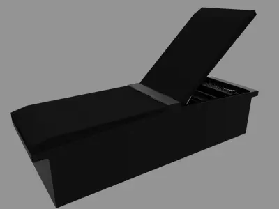 Truck Tool Box Low-poly 3D model