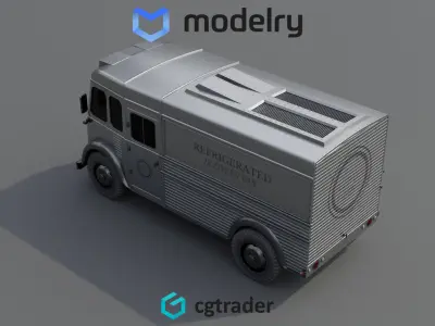 Refrigerated Truck 3D model