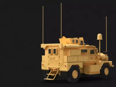 Cougar 4x4 MRAP 3D model