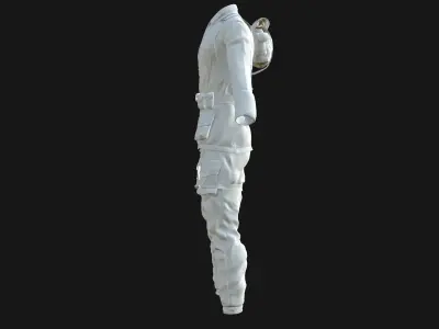 Military uniform 3D model