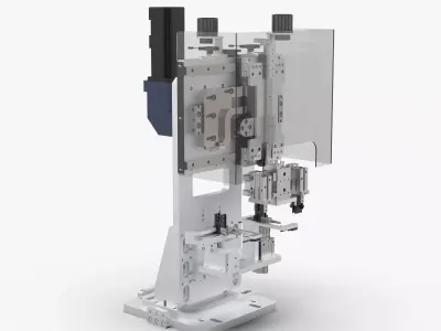 Double Station Cam Manipulator Mechanism 3D model