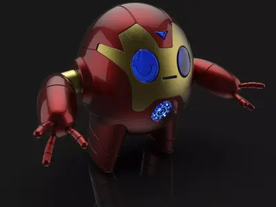 IronHeart Robot Assistants - from Invincible Iron Man issue 595 3D print model