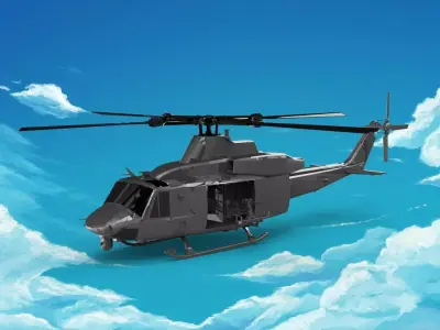 Bell UH-1Y Venom 3D model purchase