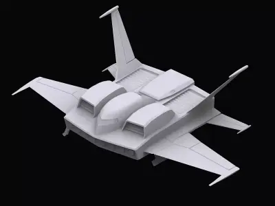 Gundam Zeon Dodai model 3D model