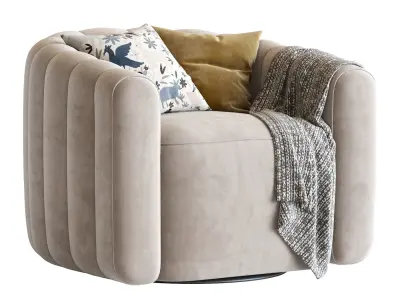 Fitz Swivel Chair 3D model purchase