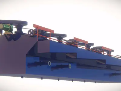flotation machine 3D Model 3D model purchase