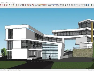 Sketchup Hotel K6 3D model