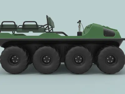 Argo 750 HD 8x8 3D model
