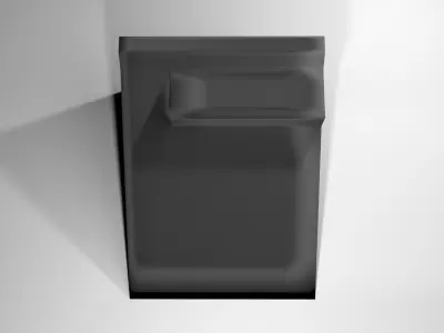 Skateboard Track - Step-down 3D model