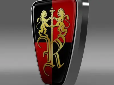 roewe logo 3D model by Sergey
