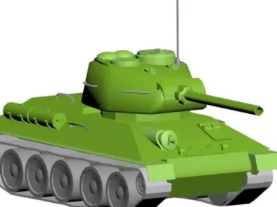  Tank T34 3D model