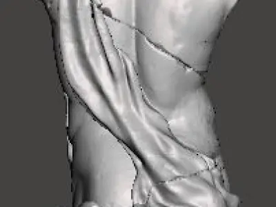 ANTIQUE MALE TORSO 3D print model