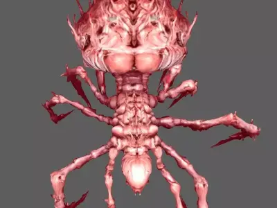 Creature 3D model 4