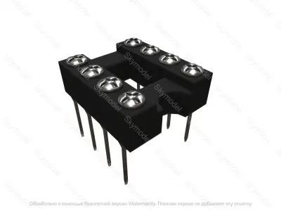  Circuit board repair 1 Sockel 7Pin Low-poly 3D model