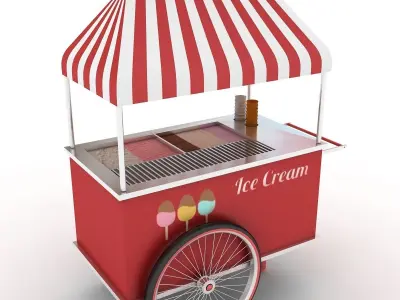 Ice Cream Collection 3D model