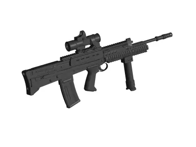 SA80 Rifle 3D model