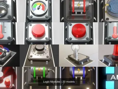 Logic-Modules 3D Model Pack