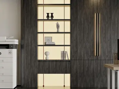 office interior 3D model 4