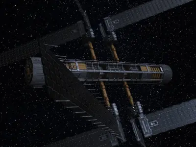 Space Station - Variant C Class 3D model