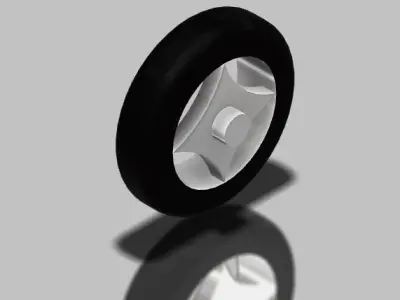 Tractor Tyre Free 3D model