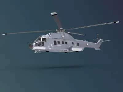 Airbus Helicopters H225 Super Puma 3D model purchase