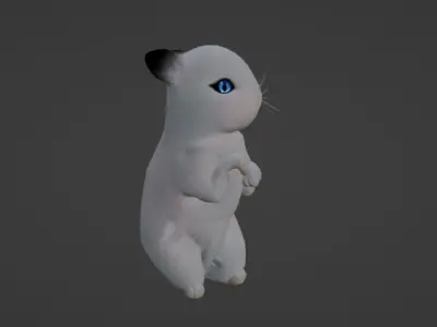 Rabbit Low-poly 3D model purchase