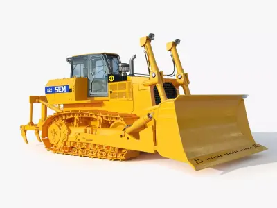  SEM 822 Track Tractor Specs 3D model