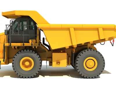 Off Highway Mining Dump Truck 3D model