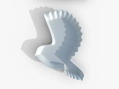 Tableware in the form of birds 3D model