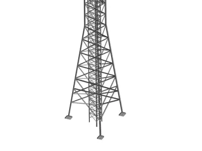 military antenna 3D model