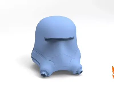 Snowtrooper Helmet 3D model
