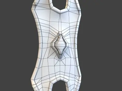 Shield wood 3D model
