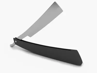 Straight Razor  3D model