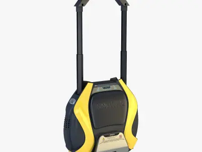 Inmotion V3 Pro yellow 3D model
