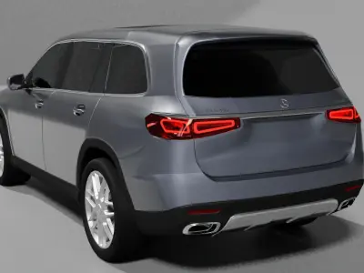 Mercedes Benz GLS 450 4Matic  Free 3D model