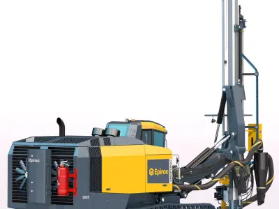 Surface drill rig for quarrying and mining Smartroc D65 3D model