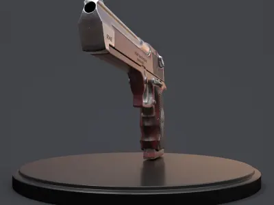Desert eagle punisher edition 3D model