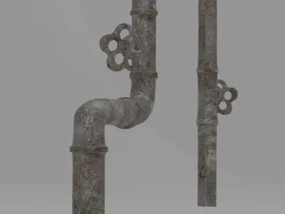 Pipeline high polygon model 3D model