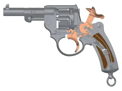 Chamelot-Delvigne 1874 3D model