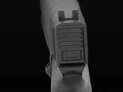 GLOCK MODEL 17  Low-poly 3D model